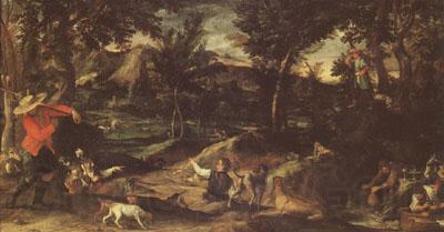 Annibale Carracci Hunting (mk05) Germany oil painting art